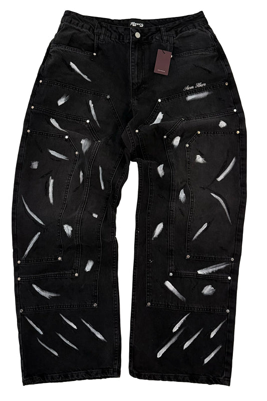 Painted/Distressed Denim