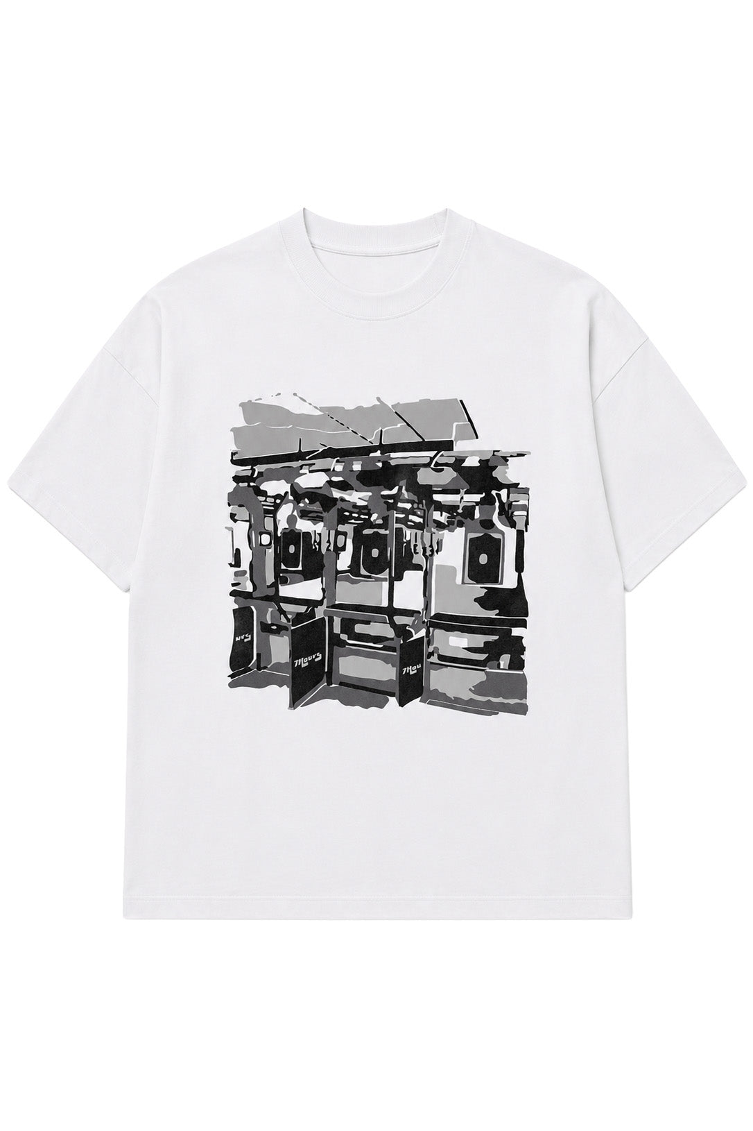 Shooting Range Tee White