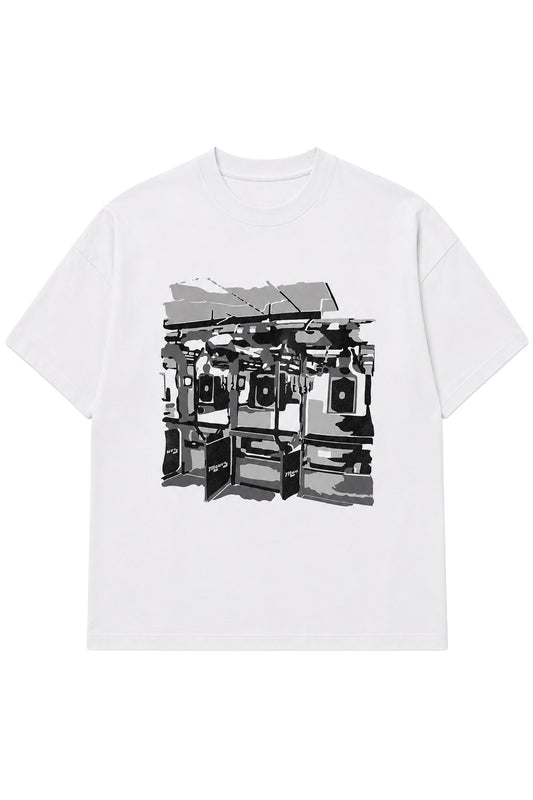 Shooting Range Tee White