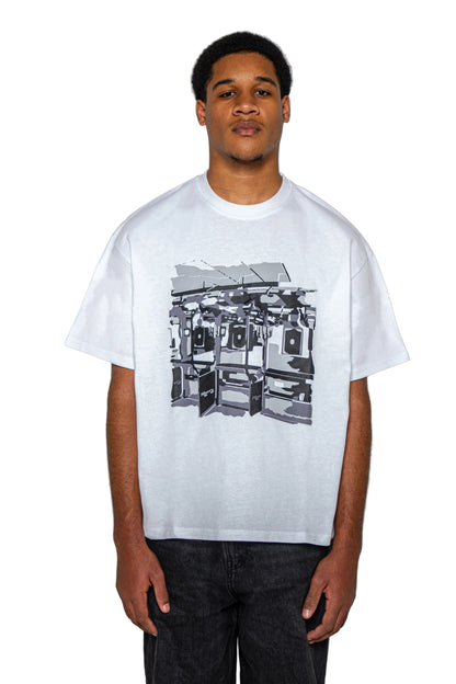 Shooting Range Tee White