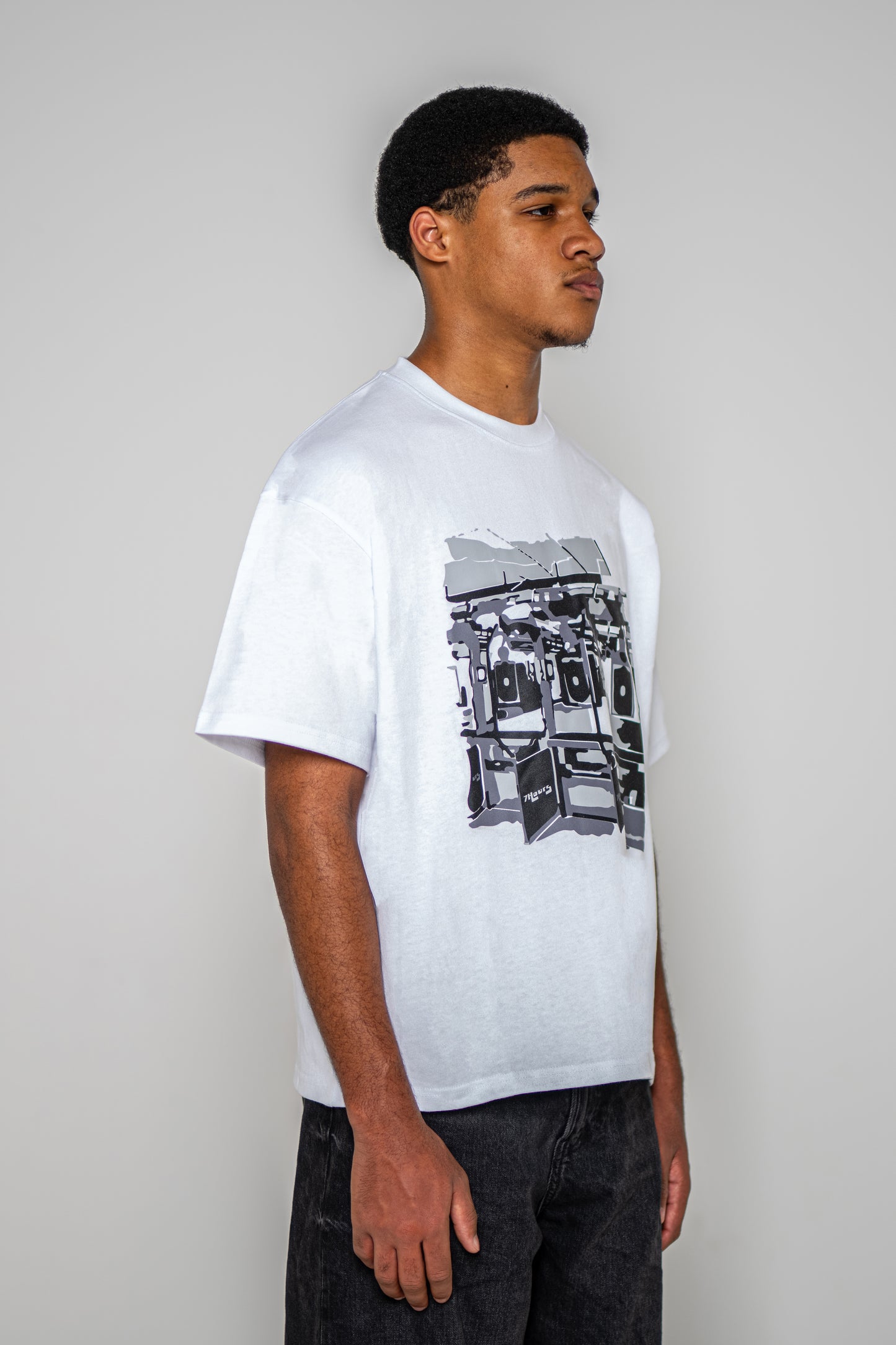 Shooting Range Tee White